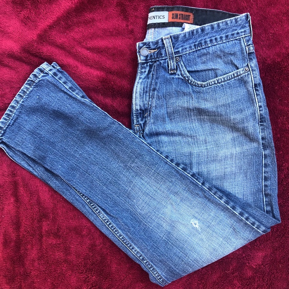 Authentics signature slim-straight jeans